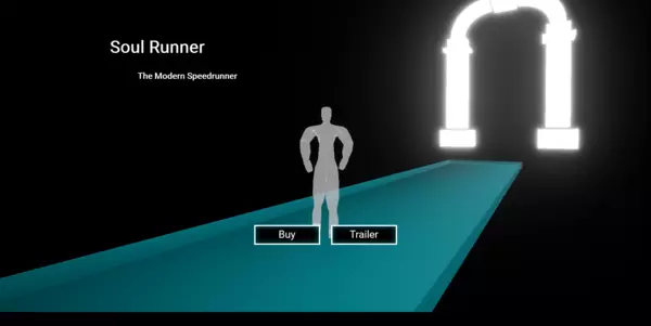 Screenshot of Soul Runner Site.